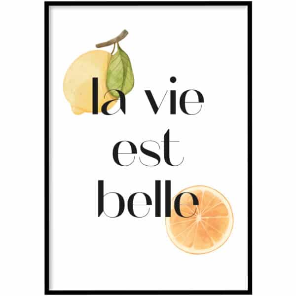 Poster - La vie est belle