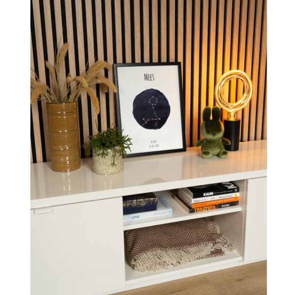 Poster - Sterrenbeeld Zwart wit - Afbeelding 2