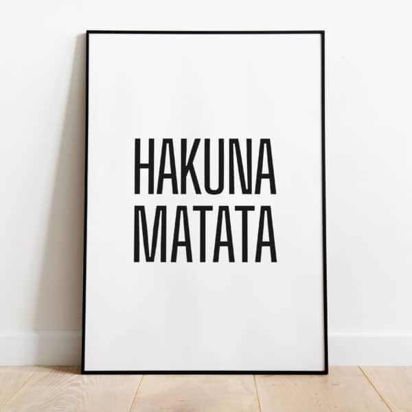 Poster - Hakuna matata