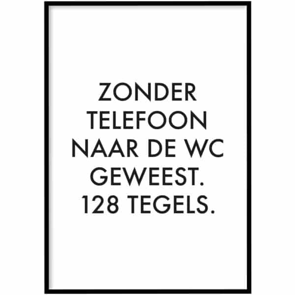 Poster - 128 tegels