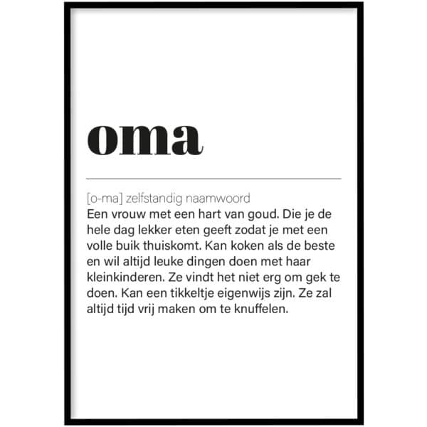 Poster - Oma