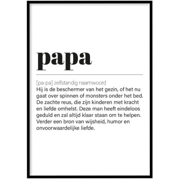 Poster - Papa