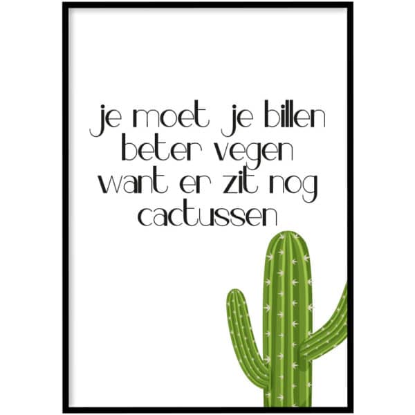 Poster Cactussen