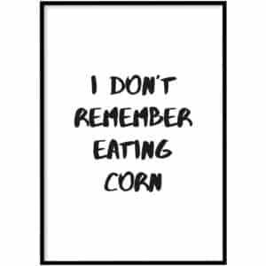 Poster Corn