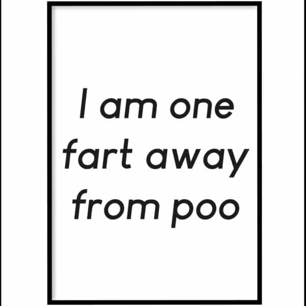 Poster - Fart away