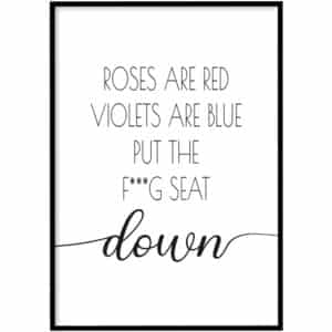 Poster - Roses are red