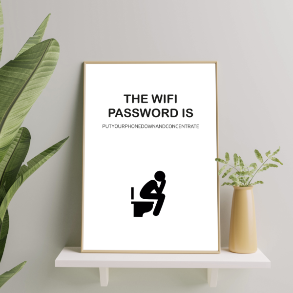 Poster - WiFi password - Afbeelding 2