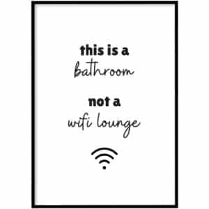 Poster - Wifi lounge