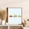 Poster - Dieren in auto - Afbeelding 2