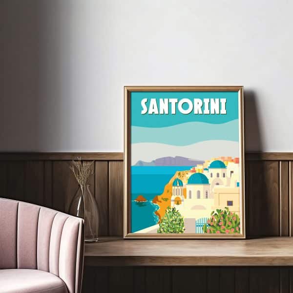 Poster - Santorini - Afbeelding 3