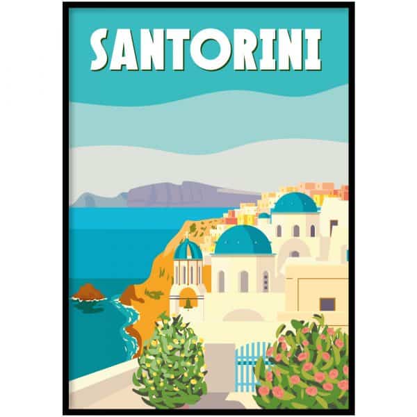 Poster Santorini