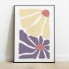 Poster - Abstract colourful flowers