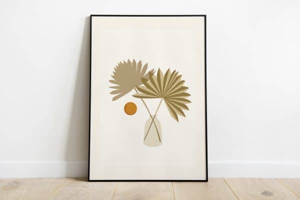 Poster - Abstract plantje