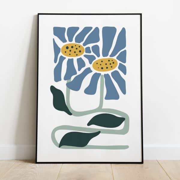 Poster - Abstract sunflower
