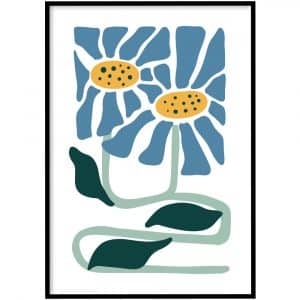 Poster - Abstract sunflower