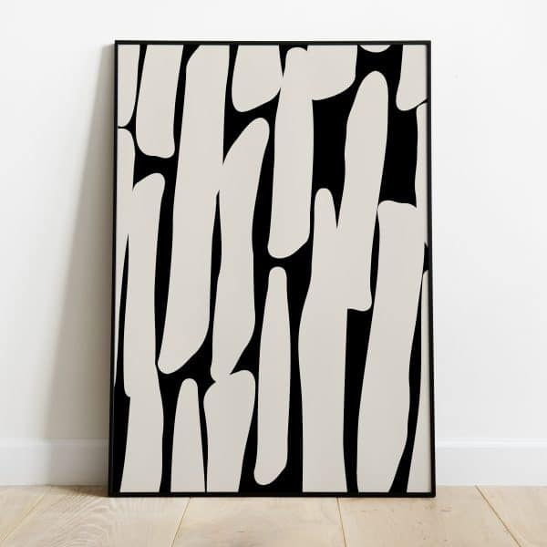 Poster - Abstract zwart-wit