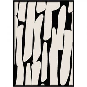 Poster - Abstract zwart-wit