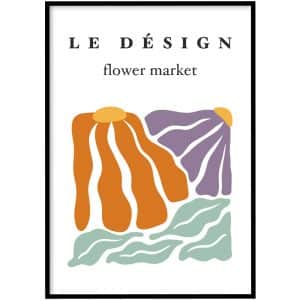 Poster - Le désign flower market