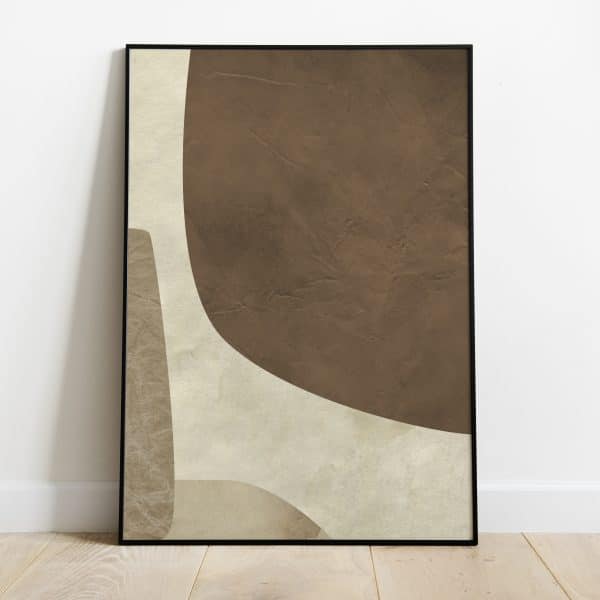 Poster - Retro print brown