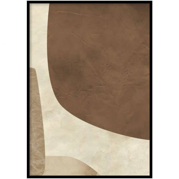 Poster - Retro print brown