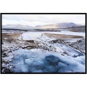 Poster - IJsland frosty
