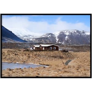 Poster - IJsland huis
