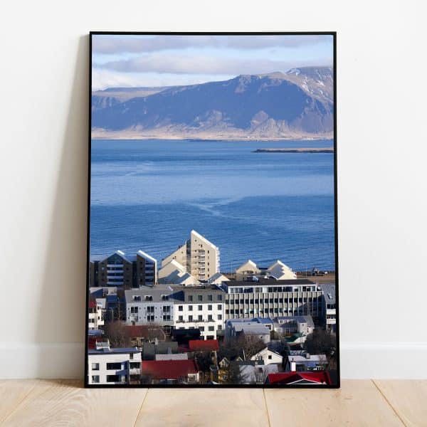 Poster - Reykjavik view
