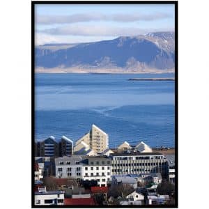 Poster - Reykjavik view