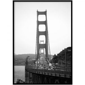 Golden Gate Bridge zwart-wit