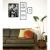 Poster - Vrouw op toilet zwart-wit - Afbeelding 5