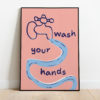 Poster - Wash hands - Afbeelding 2