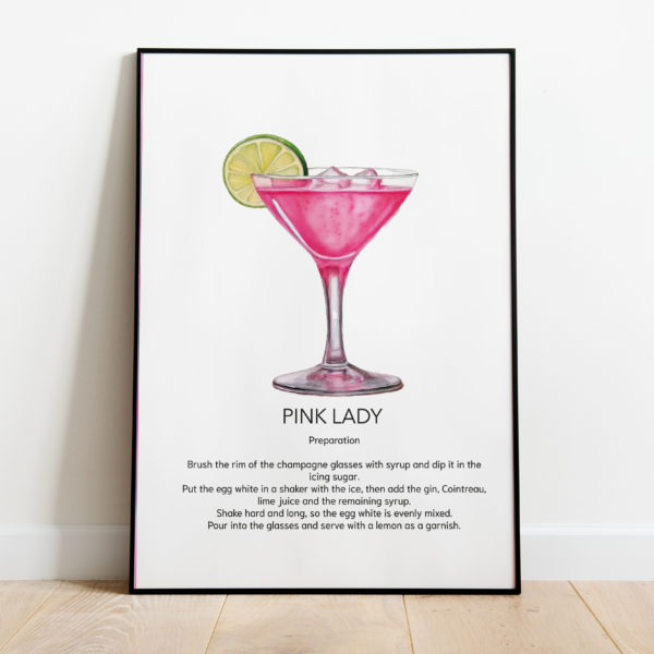 Poster - Pink Lady - Afbeelding 2