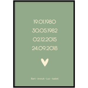 Poster - Family Green