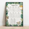 Poster - Tafels Jungle - Afbeelding 2