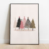 Kerstbomen roze
