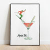 Poster Apres ski cocktail