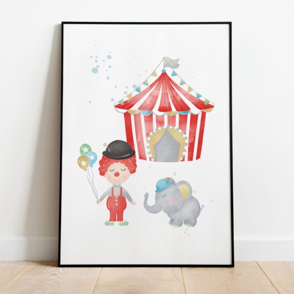Poster - Circustent - Afbeelding 2