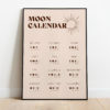 Poster - Moon calender pink - Afbeelding 2