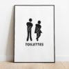 Poster Toilettes