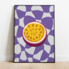 Poster - Fruit art passionfruit - Afbeelding 2