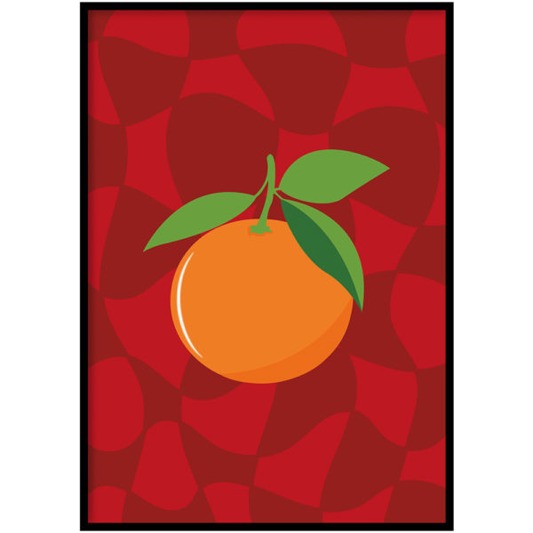 Poster - Fruit art mandarine