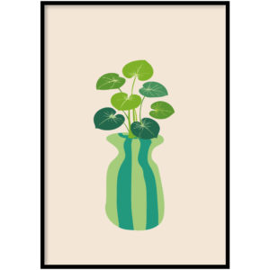 Vaas boeket groen