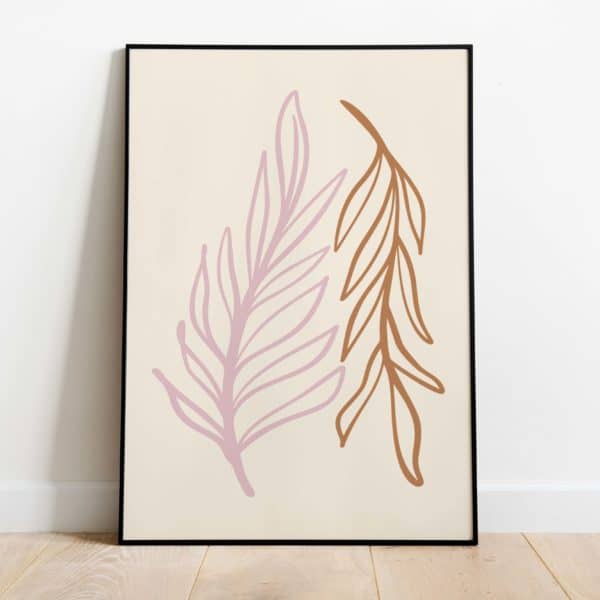 Abstract leaves