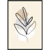 Abstract line flower