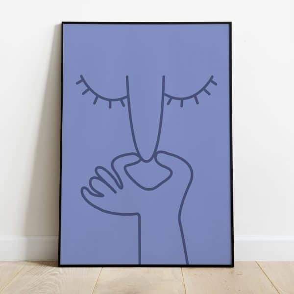 Poster - What a smell paars - Afbeelding 2