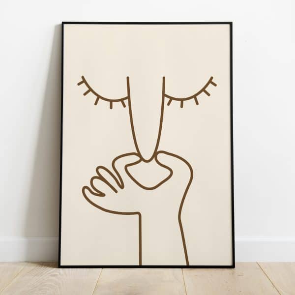 Poster - What a smell beige - Afbeelding 2