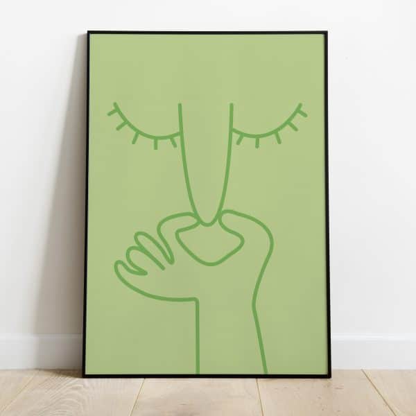 Poster - What a smell groen - Afbeelding 2