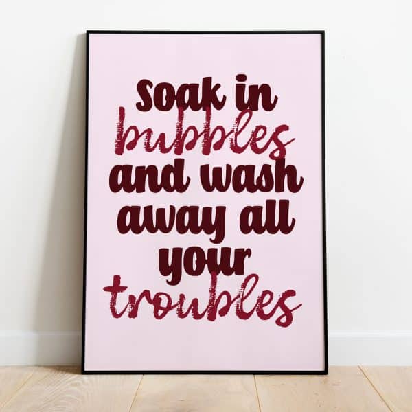Poster - Bubbles - Afbeelding 2