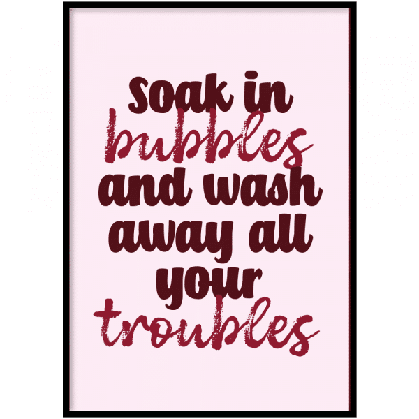 Poster - Bubbles