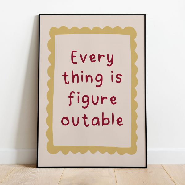 Poster - figure outable - Afbeelding 2